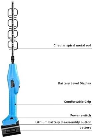 Electric Fruit Thinning Tool – Adjustable 4-Speed Blossom Remover for Stone Fruits