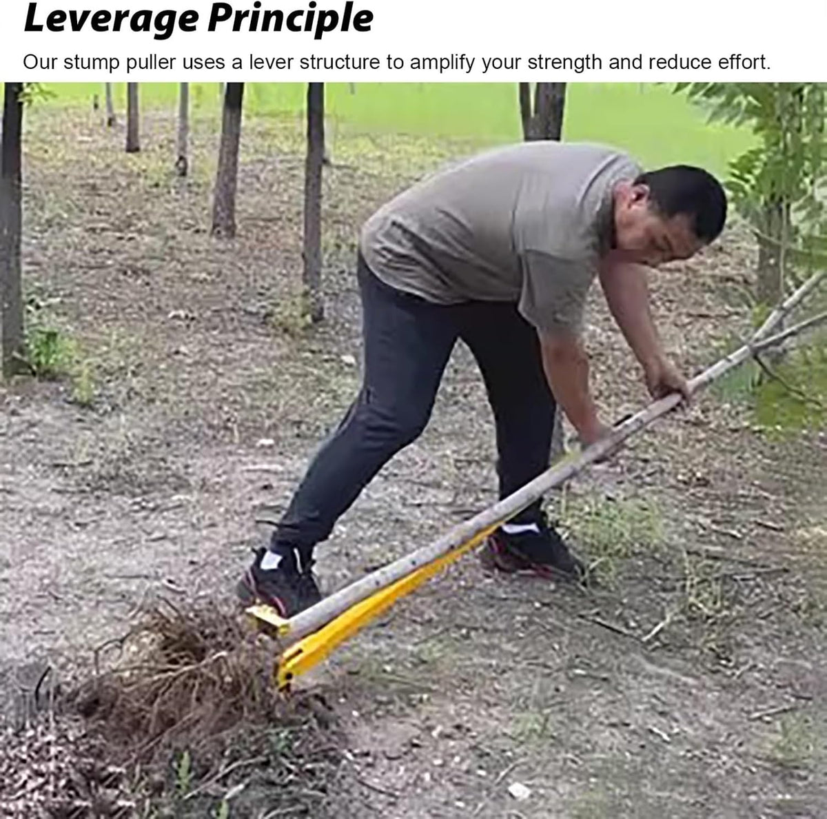 Stand Up Small Tree Root Puller Tool