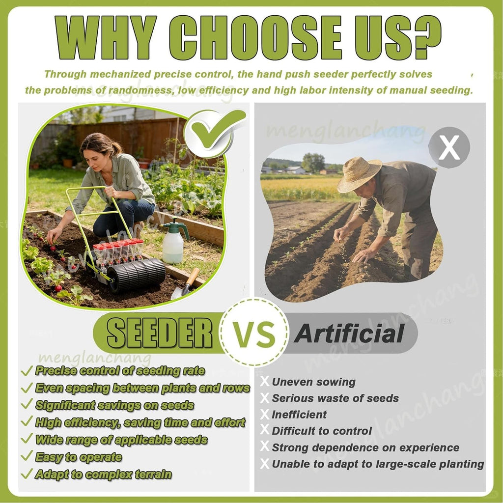 Vegetable Seeder Planter Tool – Hand Push Seeder